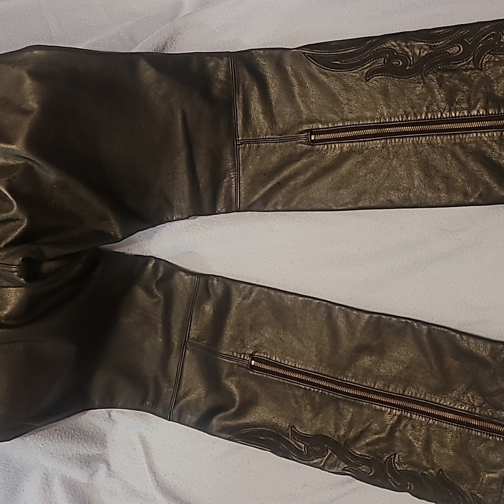 Women's Leather Harley Davidson pants